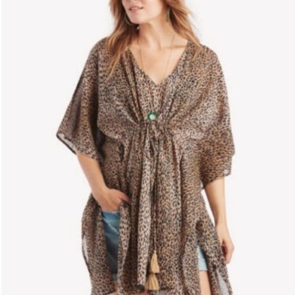 Sole Society - Leopard Print Tunic / Top  - On